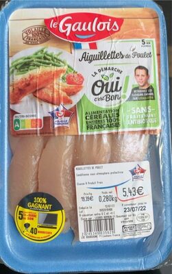 Aiguillettes de poulet