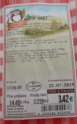 boeuf cuit
