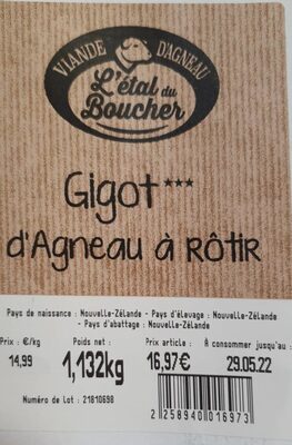 Gigot*** agneau à rôtir