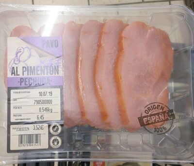 Pechuga de Pavo al Pimentón