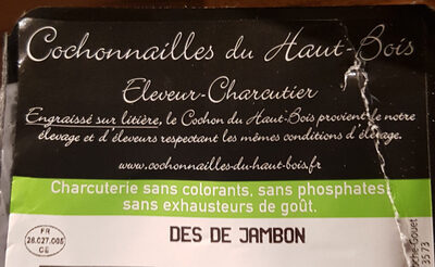 Cochonailles du Haut Bois - dés de jambon
