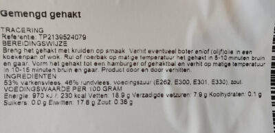 Gemengt gehakt