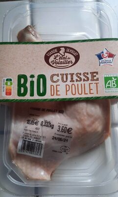 Cuisses de poulet bio