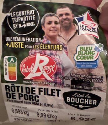 Rôti de filet de porc