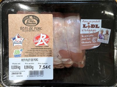 Rôti filet de porc