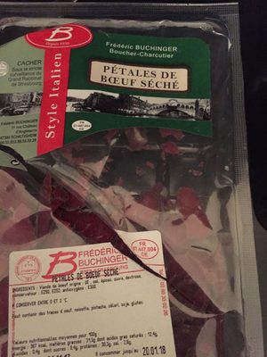 Petales de boeuf séché