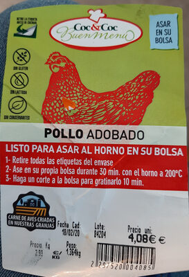 Pollo adobado