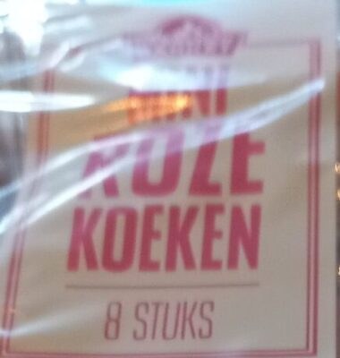 Mini roze koeken
