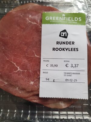 Runder Rookvlees Licht Gezouten
