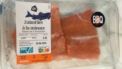 Zalmfilet à la minute