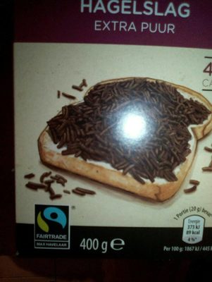 Hagelslag Extra Puur Pak 400 Gram (fair Trade)