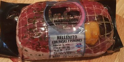 rellenito con pasas y piñones