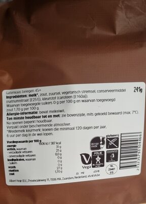 Gatenkaas belegen 45+