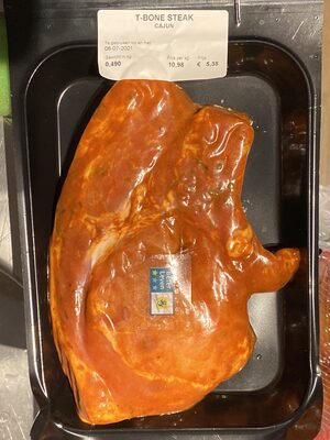 T-bone steak cajun