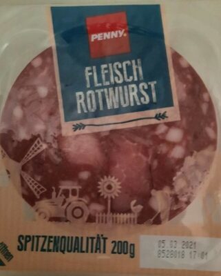 Fleisch Rotwurst