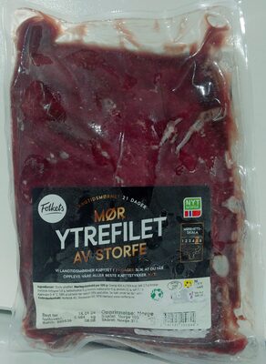 Mør Ytrefilet av Storfe