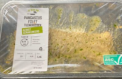 Pangasiusfilet tuinkruiden