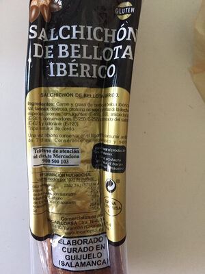 Salchichón de bellota ibérico
