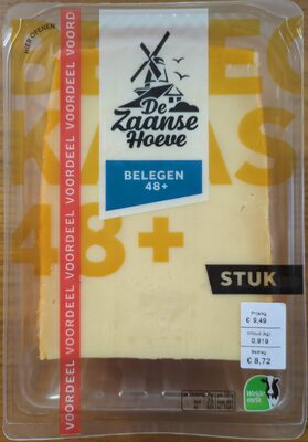 Belegen kaas, 48+