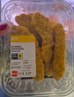 Scharrel kipkrokant haasjes
