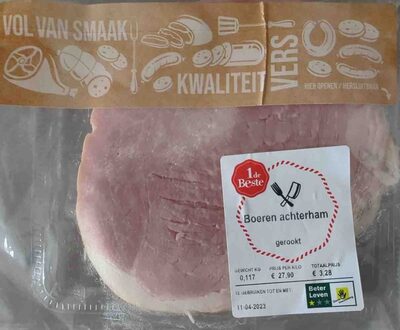 Boeren achterham gerookt