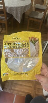 Tortillas de trigo integrales