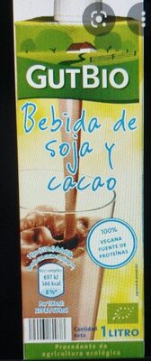 Bebida de soja y cacao