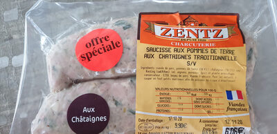 saucisse aux pommes de terre aux châtaignes