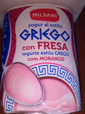Griego con fresa