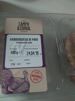 Hamburguesas de pavo Aldi