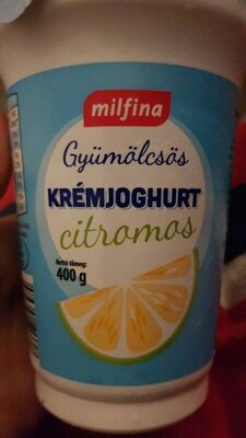 Gyümölcsös Krémjoghurt citromos