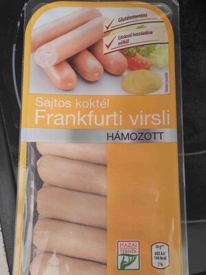 Sajtos koktél Frankfurti virsli