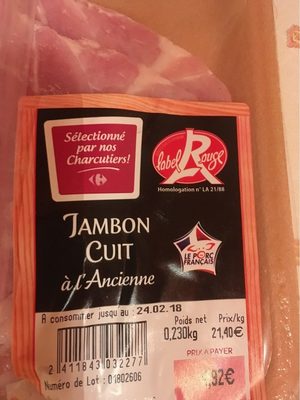 Jambon cuit à l’ancienne