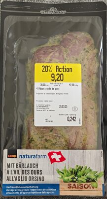 4 pièces ronde de porc