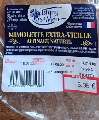 Mimolette extra-vieille affinage naturel