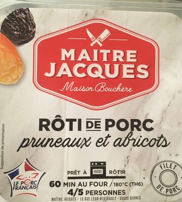 Roti de porc pruneaux et abricots