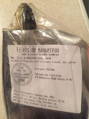 Filet de maquereau fumes
