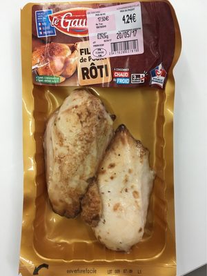 Filets de poulet rôti