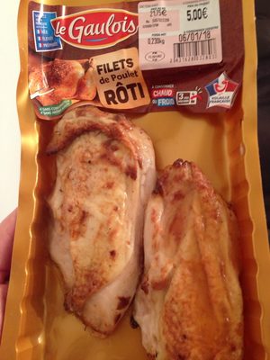 Filets de poulet rôti