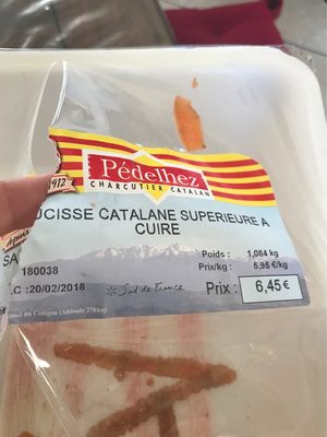 Saucisse catalane