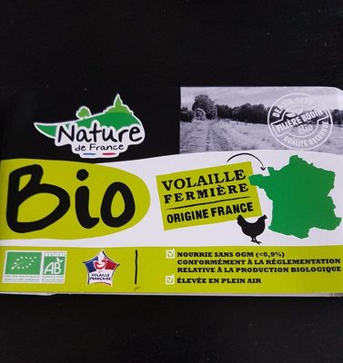 Saucisse Nature de volaille Bio