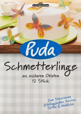 Schmetterlinge aus essbaren Oblaten
