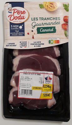 Les tranches gourmandes - Canard