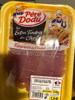 Eminces de filets de dinde