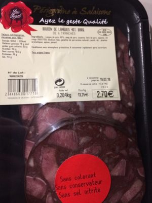 Boudin de langue 40%