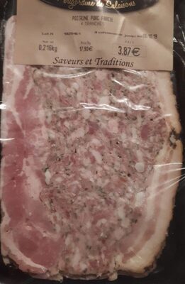 Poitrine porc farcie