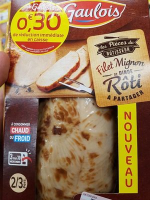 Filet mignon de dinde rôti a partager