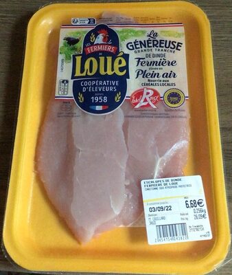 La généreuse grande tranche de dinde label rouge