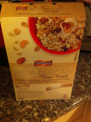 Museli aux noix avec bêta-glucane