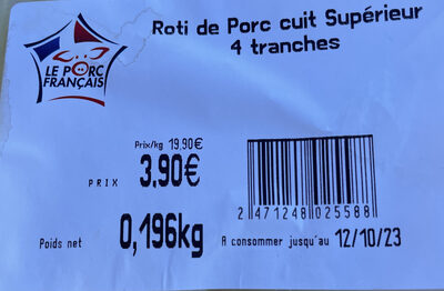 superior cooked roast pork